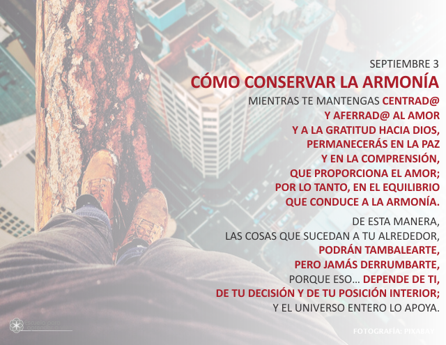 Cómo conservar la armonía
